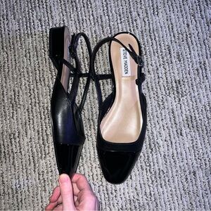 Steve Madden Black Patent Flats